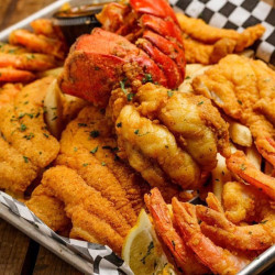 Krab Kingz Fried Shrimp Pasta